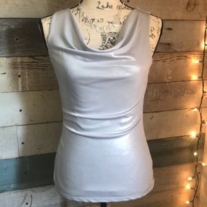 ❤️‍🔥5/$25❤️‍🔥WHBM Silver Tank XS